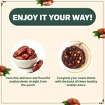 Load image into Gallery viewer, Wonderland Foods 1Kg (500g X 2) Premium Arabian Dates Pouch