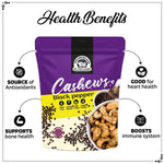 Load image into Gallery viewer, Wonderland Foods 70g Premium Black Pepper Flavoured Cashew