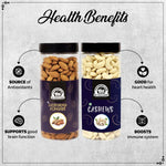 Load image into Gallery viewer, Wonderland Foods 1Kg (500g X 2) Dry Fruits Combo of California Almonds (NP) & Cashews W320 Jar