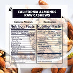 Load image into Gallery viewer, Wonderland Foods 1Kg (500g X 2) Dry Fruits Combo of California Almonds (NP) & Cashews W320 Jar