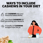 Load image into Gallery viewer, Wonderland Foods 500g Premium Cashews (Kaju) W180-Grade Jar