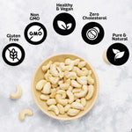 Load image into Gallery viewer, Wonderland Foods 500g Premium Cashews (Kaju) W180-Grade Jar