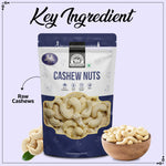 Load image into Gallery viewer, Wonderland Foods 500g Whole Raw Cashew (Kaju) W320-Grade Pouch