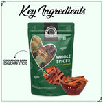 Load image into Gallery viewer, Wonderland Foods 250g Whole Spices Cinnamon Bark Pouch