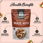 Load image into Gallery viewer, Wonderland Foods 200g Grandeur Premium Brazil Nuts Pouch
