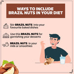 Load image into Gallery viewer, Wonderland Foods 200g Grandeur Premium Brazil Nuts Pouch