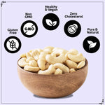 Load image into Gallery viewer, Wonderland Foods 500g Grandeur Premium Cashews (Kaju) W180-Grade Box