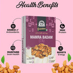 Load image into Gallery viewer, Wonderland Foods 500g Grandeur Premium 7A Mamra Almonds Box