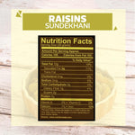 Load image into Gallery viewer, Wonderland Foods 500g Grandeur Premium Sundekhani Raisins Box