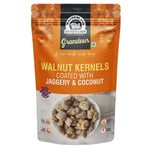 Load image into Gallery viewer, Wonderland Foods 100g Grandeur Premium Coconut & Jaggery Walnut Kernels Pouch