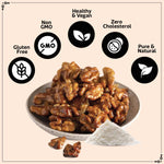 Load image into Gallery viewer, Wonderland Foods 100g Grandeur Premium Coconut & Jaggery Walnut Kernels Pouch