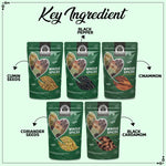 Load image into Gallery viewer, Wonderland Foods 500g (100g X 5) Whole Spices Premium Combo of Cumin, Black Pepper, Cinnamon, Coriander & Black Cardamom Pouch