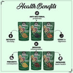 Load image into Gallery viewer, Wonderland Foods 600g (100g X 6) Whole Spices Premium Combo of Cumin, Black Pepper, Cinnamon, Coriander, Black Cardamom & Cloves Pouch