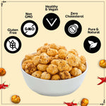 Load image into Gallery viewer, Wonderland Foods 40g Peri Peri Makhana (Foxnut) Pouch