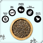 Load image into Gallery viewer, Wonderland Foods 200g Roasted Chia Seeds Jar