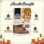 Load image into Gallery viewer, Wonderland Foods 200g California Roasted & Salted Almonds Pouch