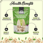 Load image into Gallery viewer, Wonderland Foods 500g California Roasted & Salted Pistachios (Pista) Pouch