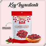 Load image into Gallery viewer, Wonderland Foods 200g Californian Sliced & Dried Cranberry Pouch