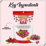 Load image into Gallery viewer, Wonderland Foods 200g Californian Whole Cranberry Pouch