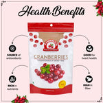 Load image into Gallery viewer, Wonderland Foods 200g Californian Whole Cranberry Pouch