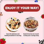Load image into Gallery viewer, Wonderland Foods 400g (200g X 2) Roasted Seeds & Berries Mix Pouch | Dried Blueberries, Cranberries |Sunflower, Pumpkin, Watermelon, Chia & Flax Seeds