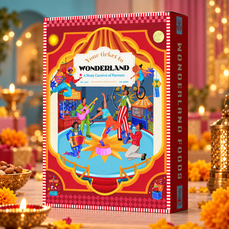 Wonderland Foods Carnival Dry Fruit Gift Box