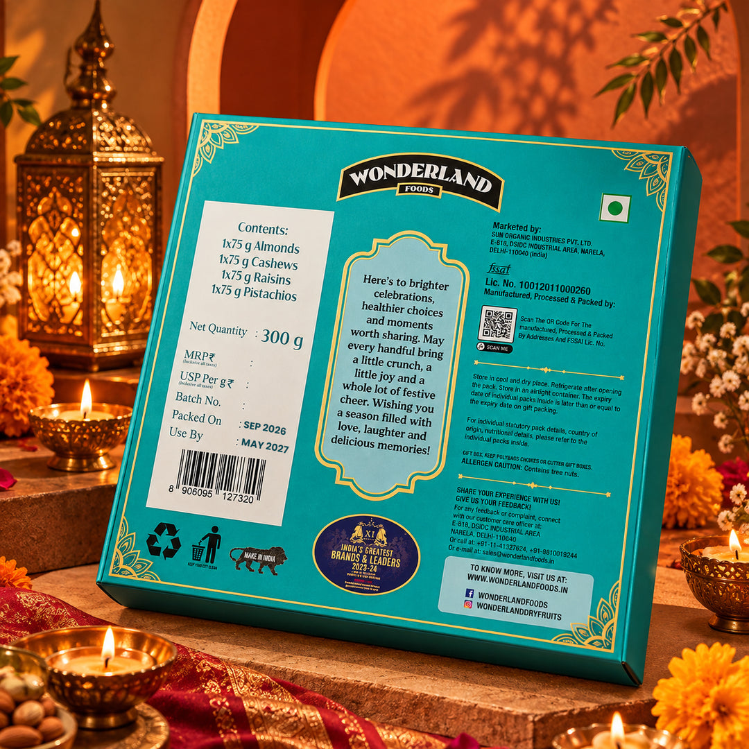 Wonderland Foods Subhkamna Dry Fruit Gift Box