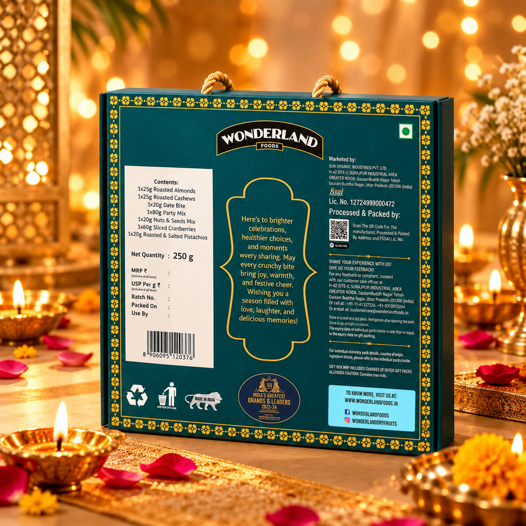 Wonderland Foods Shubh Uphaar Dry Fruit Gift Box