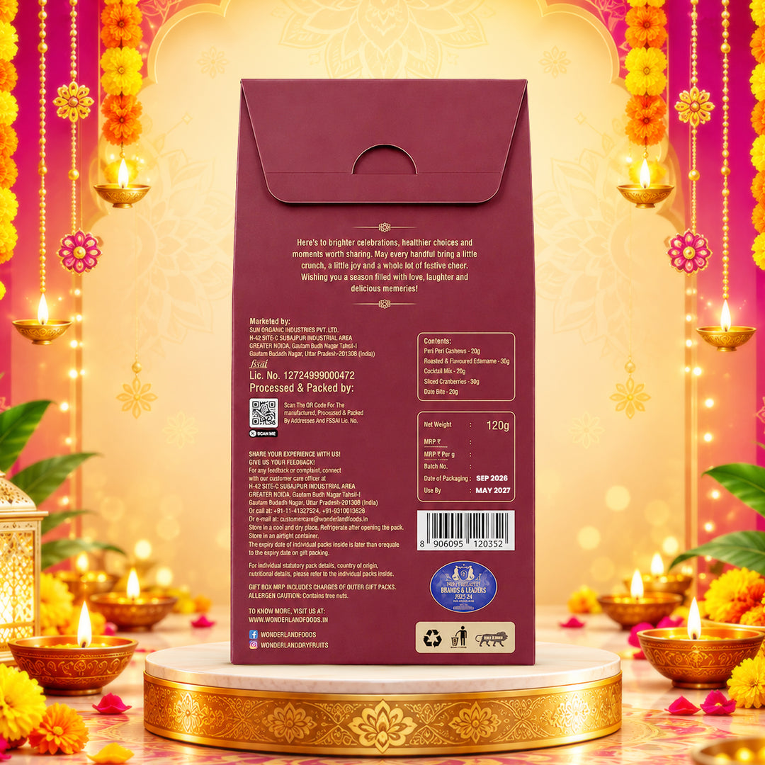 Wonderland Foods Premium Uphaar Dry Fruit Gift Box