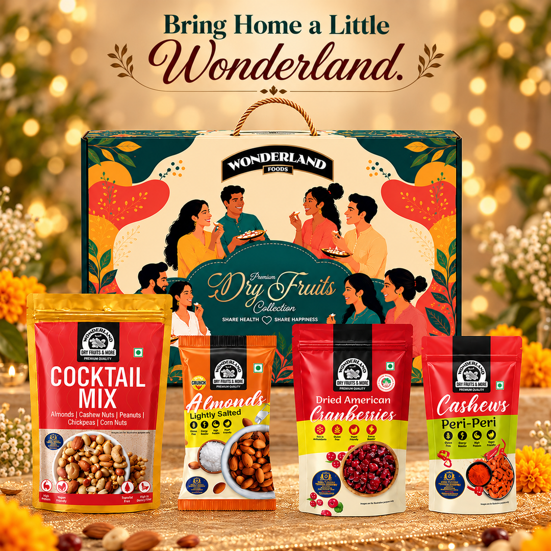 Wonderland Foods Festive Dry Fruit Gift Box 180G