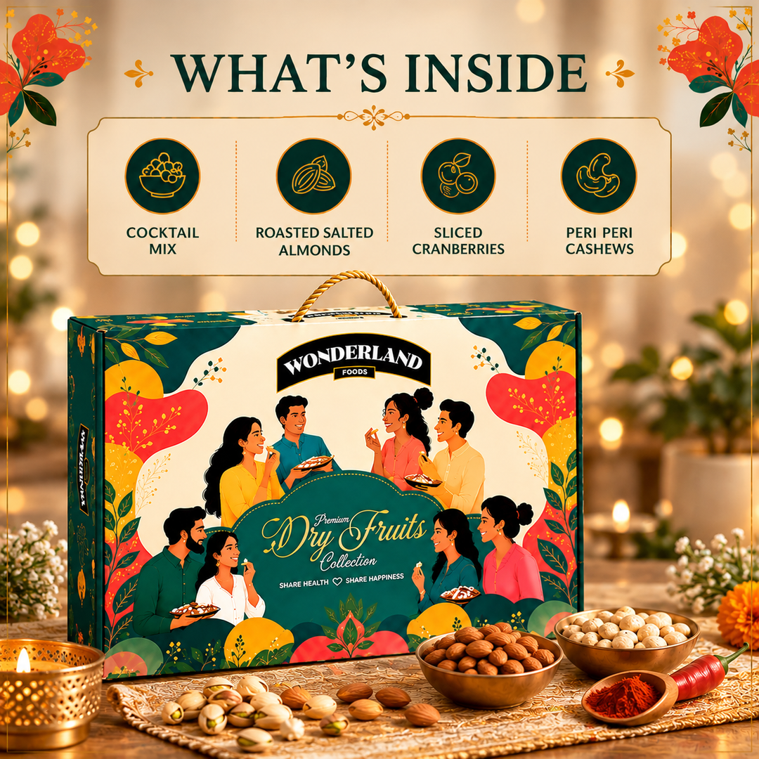 Wonderland Foods Festive Dry Fruit Gift Box 180G