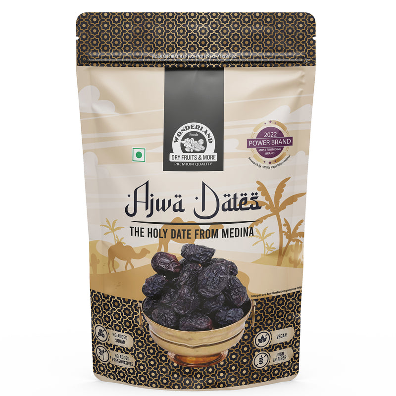 Wonderland Foods 200g Premium Ajwa Dates Pouch