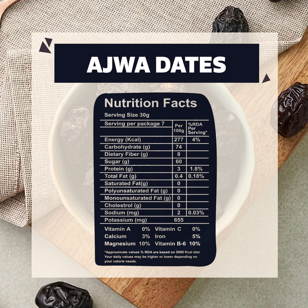 Wonderland Foods 200g Premium Ajwa Dates Box