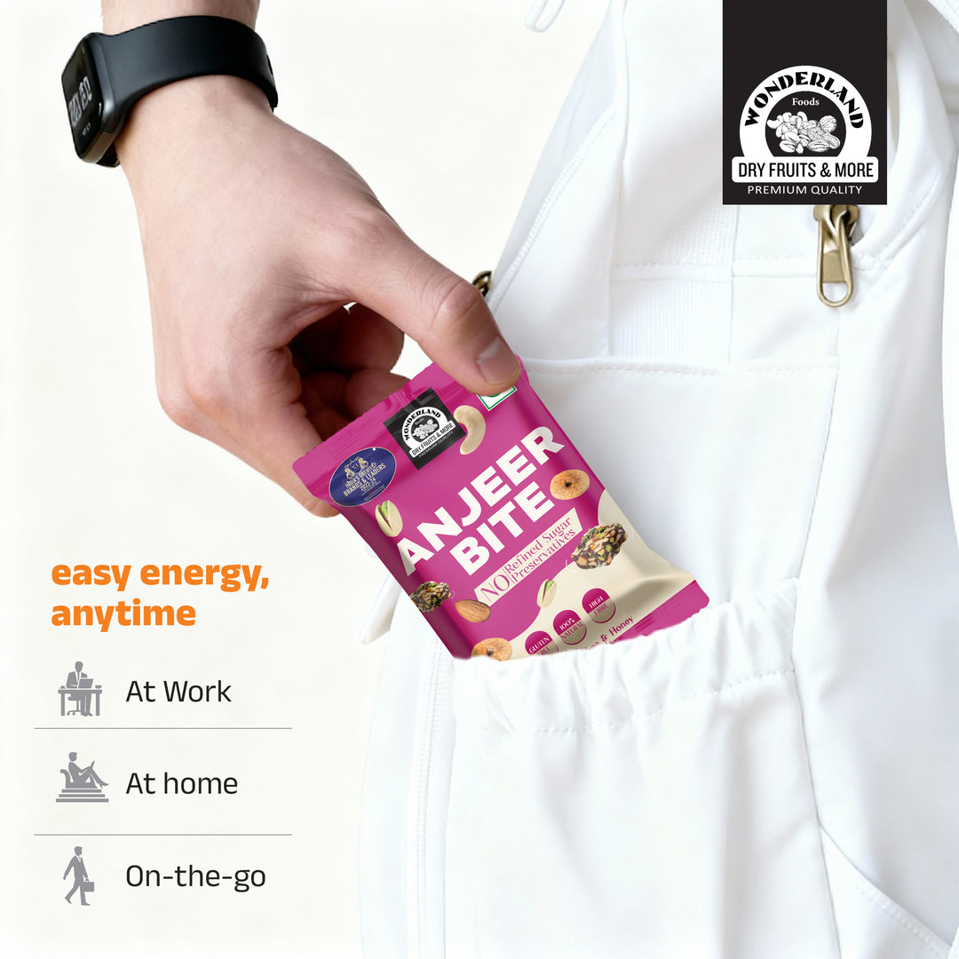 Wonderland Foods 200g Premium Anjeer Bites Jar