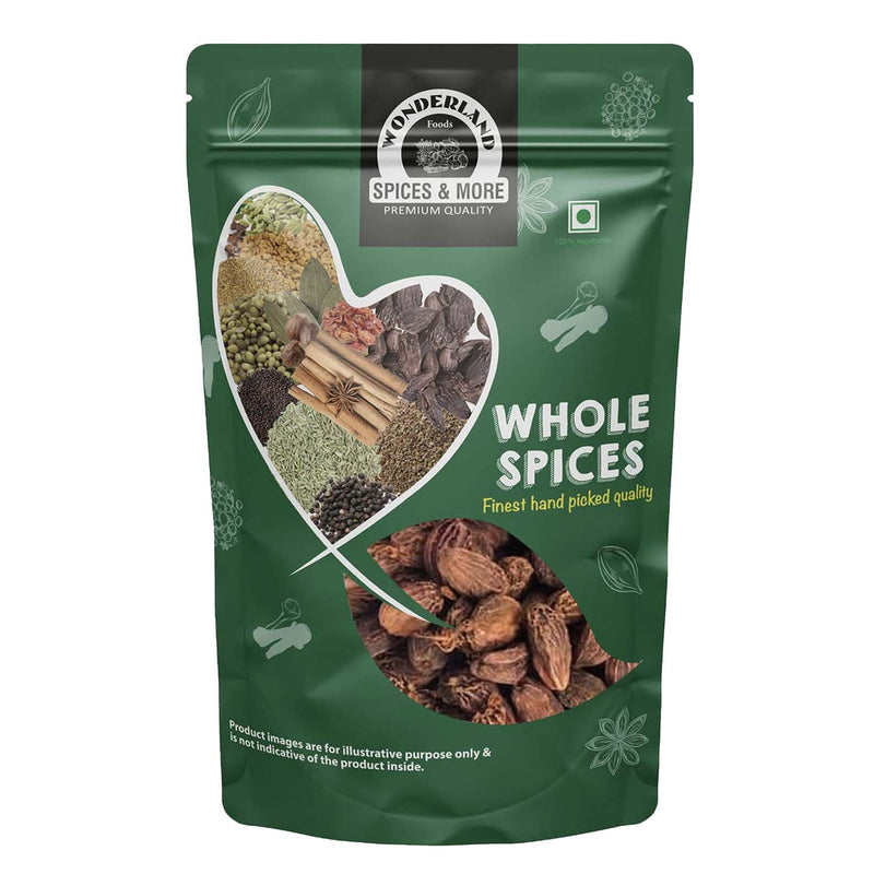 Wonderland Foods 250g Premium Whole Black Cardamom Pouch