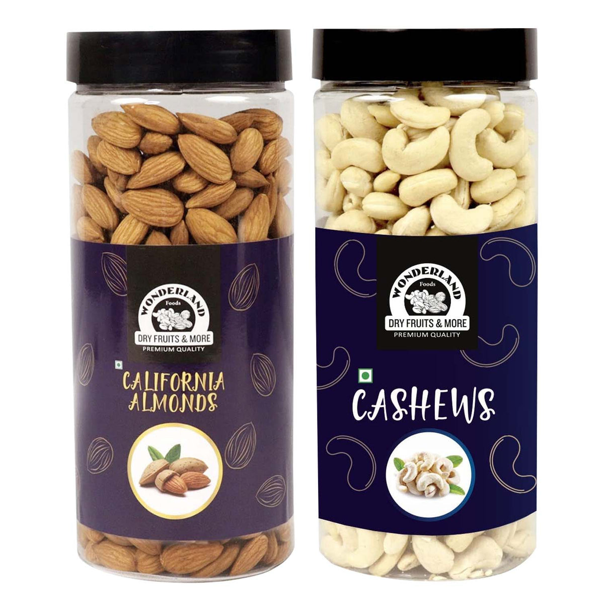 Cashew almond 500g each 1