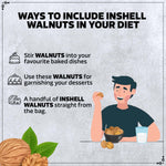 Load image into Gallery viewer, Wonderland Foods 1Kg California Inshell Walnuts Pouch
