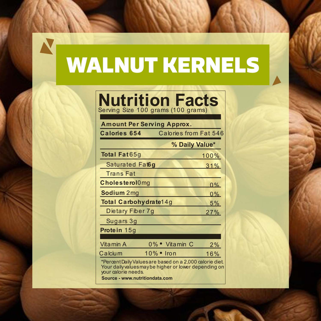 Wonderland Foods 500g California Inshell Walnuts Pouch