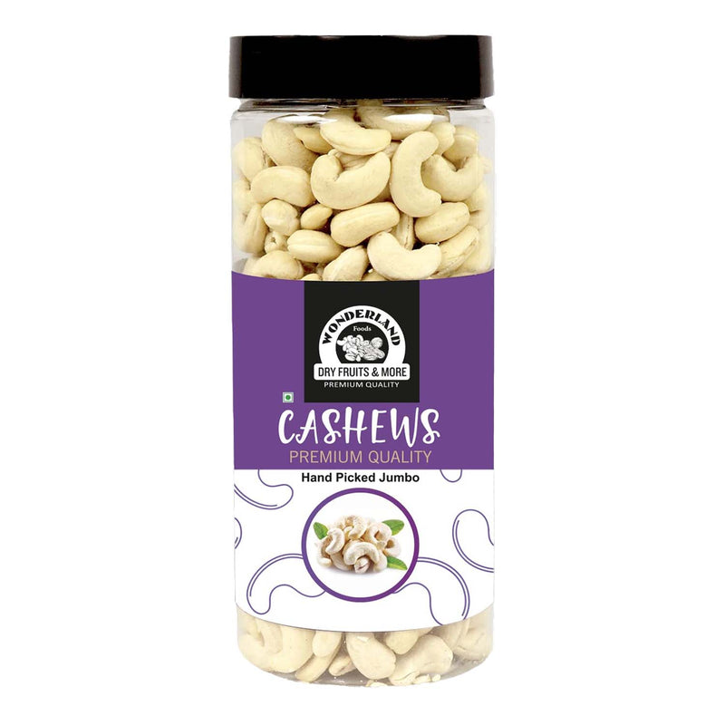 Wonderland Foods 500g Cashew (Kaju) W240-Grade Jar