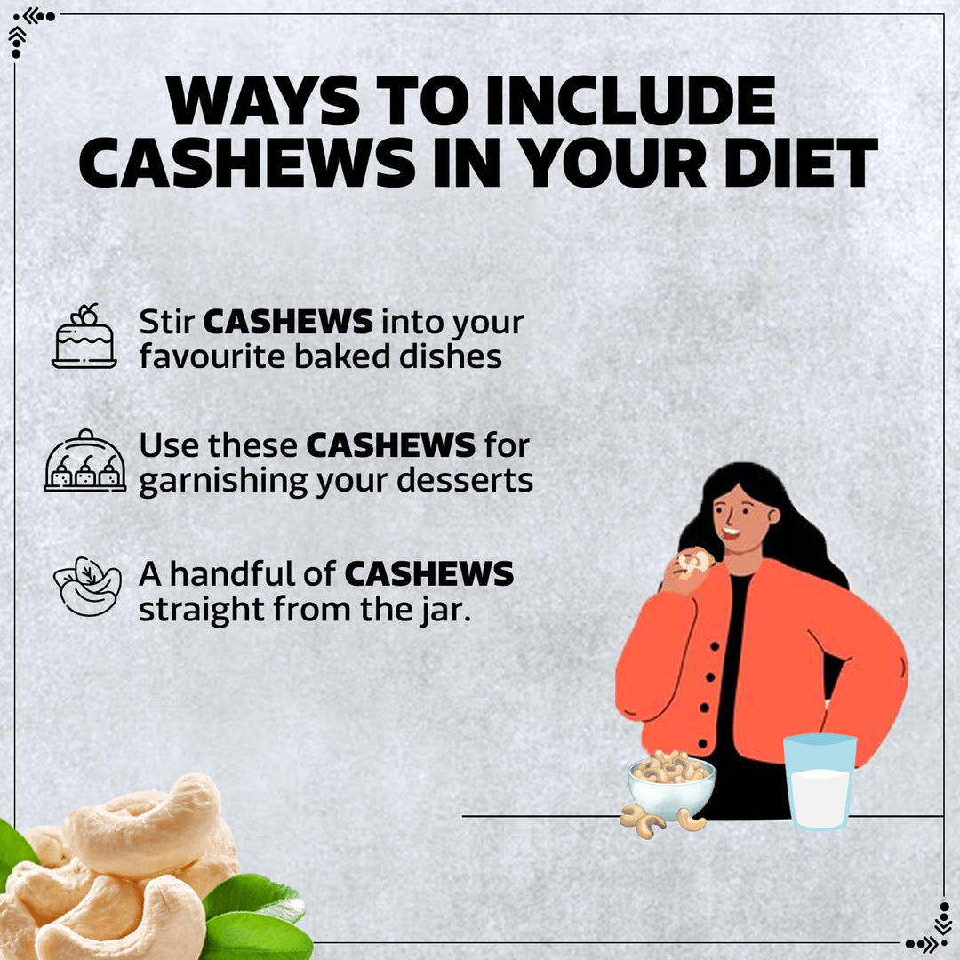 Wonderland Foods 500g Cashew (Kaju) W240-Grade Jar