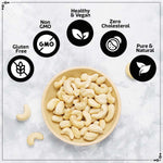 Load image into Gallery viewer, Wonderland Foods 500g Cashew (Kaju) W240-Grade Jar
