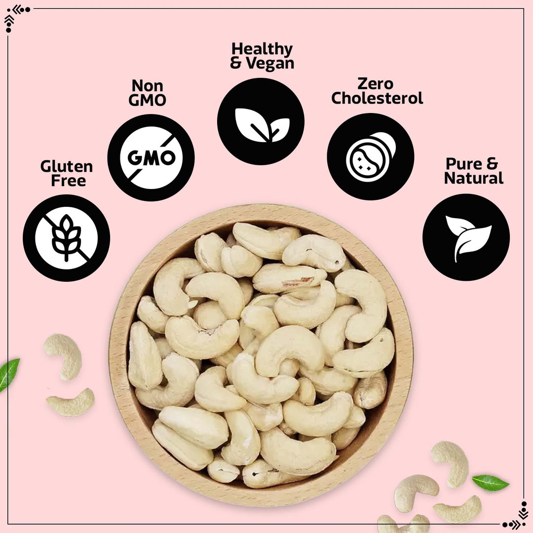 Wonderland Foods 200g Raw Cashew (Kaju) W320-Grade Pouch