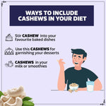 Load image into Gallery viewer, Wonderland Foods 500g Whole Raw Cashew (Kaju) W320-Grade Pouch
