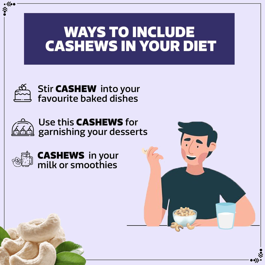 Wonderland Foods 1Kg Value Cashew (Kaju) W400-Grade Pouch