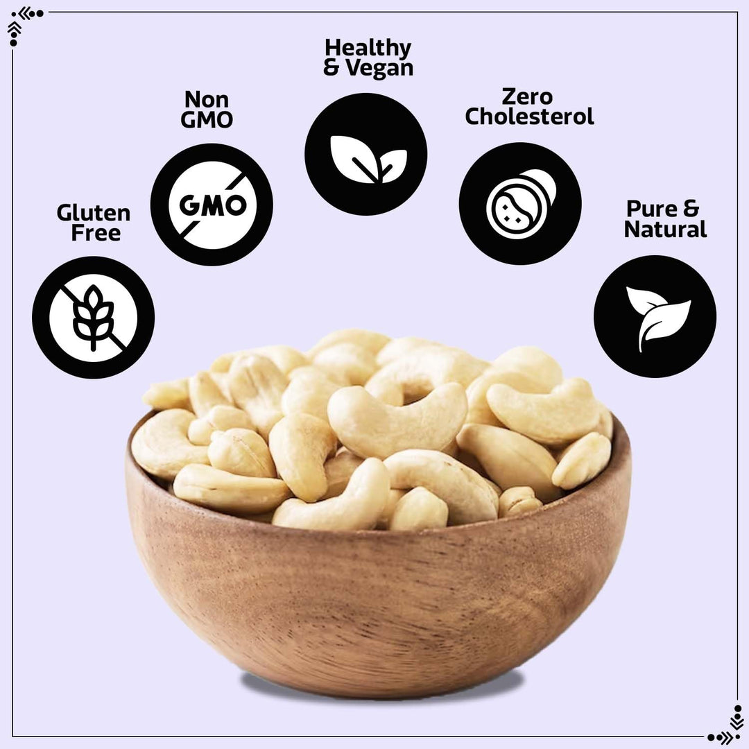Wonderland Foods 500g Value Cashew (Kaju) W400-Grade Pouch