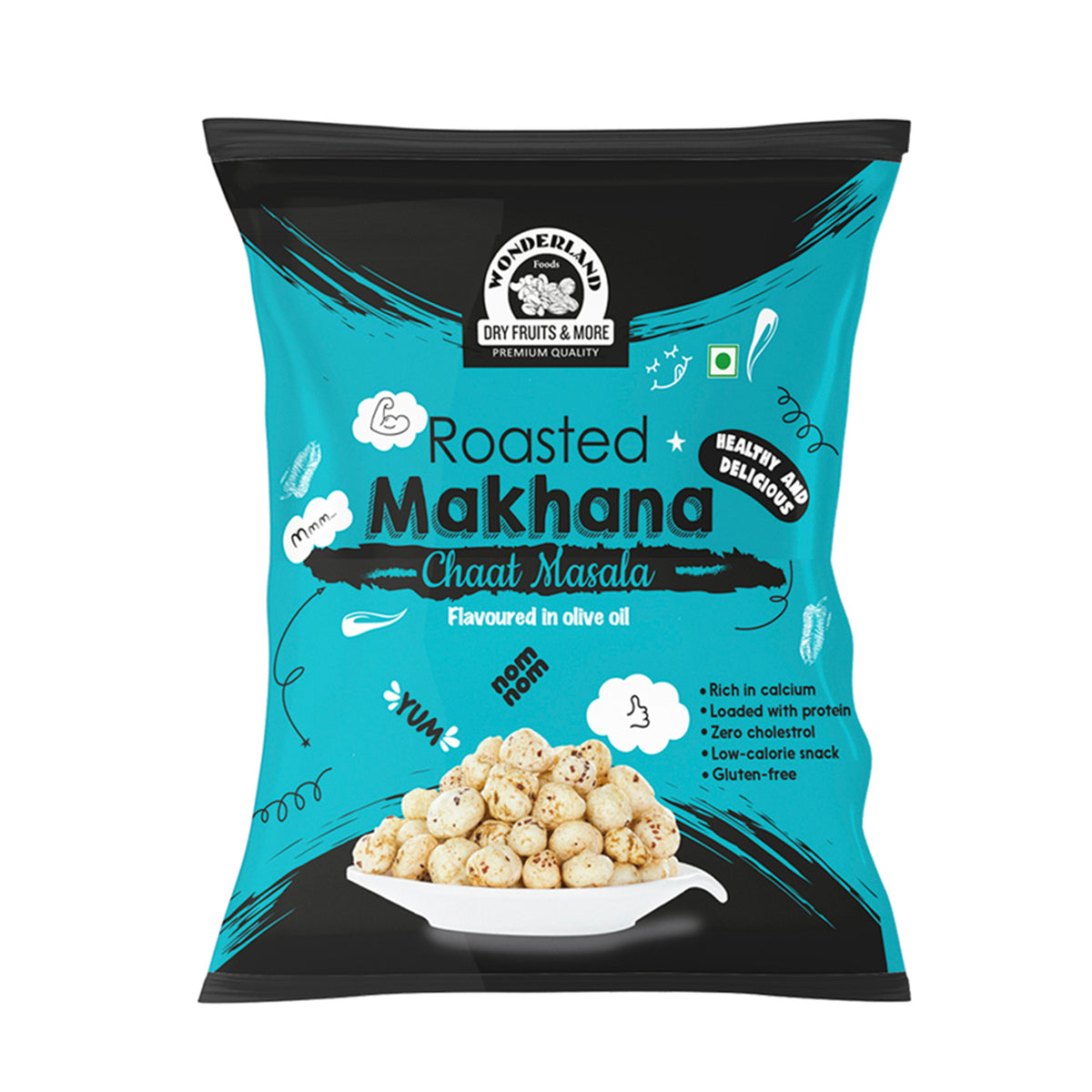 Chaat masala makhana 100g pouch 1