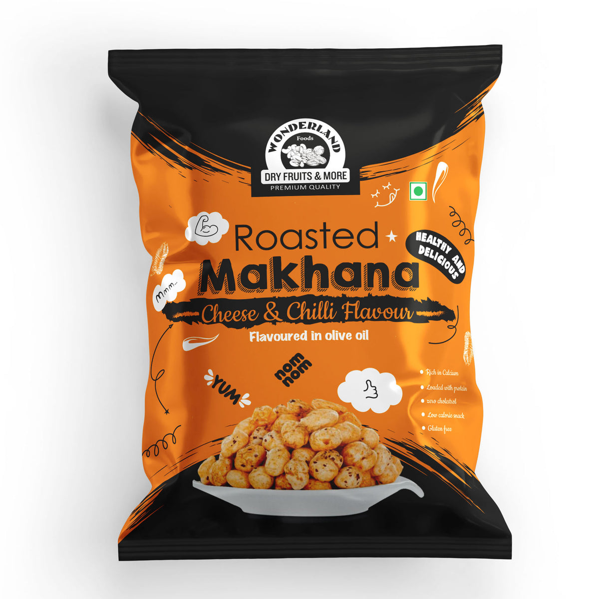 Cheese and chilly makhana 100g pouch 1