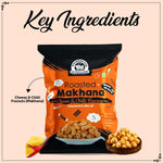 Load image into Gallery viewer, Wonderland Foods 100g Cheese-Chilli Makhana (Foxnut) Pouch
