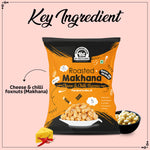 Load image into Gallery viewer, Wonderland Foods 40g Cheese-Chilli Makhana (Foxnut) Pouch
