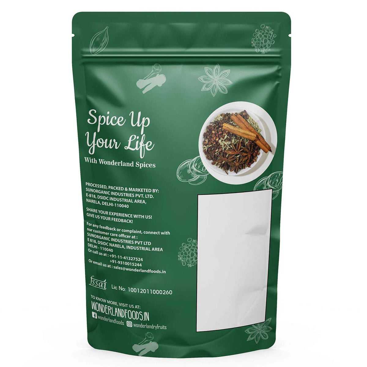 Wonderland foods 250g chironji pack of 1 pouch